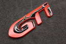 Red Black GTi Boot Rear Tailgate Side Fender Wing Letters Badge Fit For Peugeot