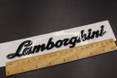 Gloss Black Boot Rear Tailgate Letters Badge Fit For Lamborghini