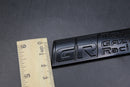 84mm X 23mm Matte Black GR Boot Rear Badge For Toyota Gazoo Racing