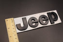 For Jeep MATTE BLACK Badge Front Rear Bonnet Boot Lettering Cherokee Wrangler