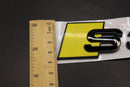 Gloss Black Yellow S3 Front Grille Honeycomb & Rear Boot Badge Set For AUDI