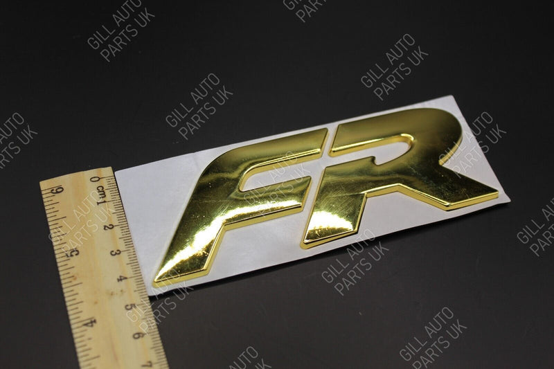 New Style Gold Glossy FR 3D Metal Rear Badge Letters FITS Seat  2020 Onward