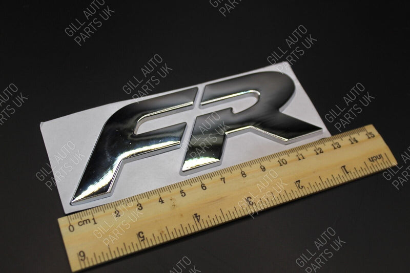 New Style Chrome Silver FR 3D Metal Rear Badge Letters FITS Seat  2020 Onward