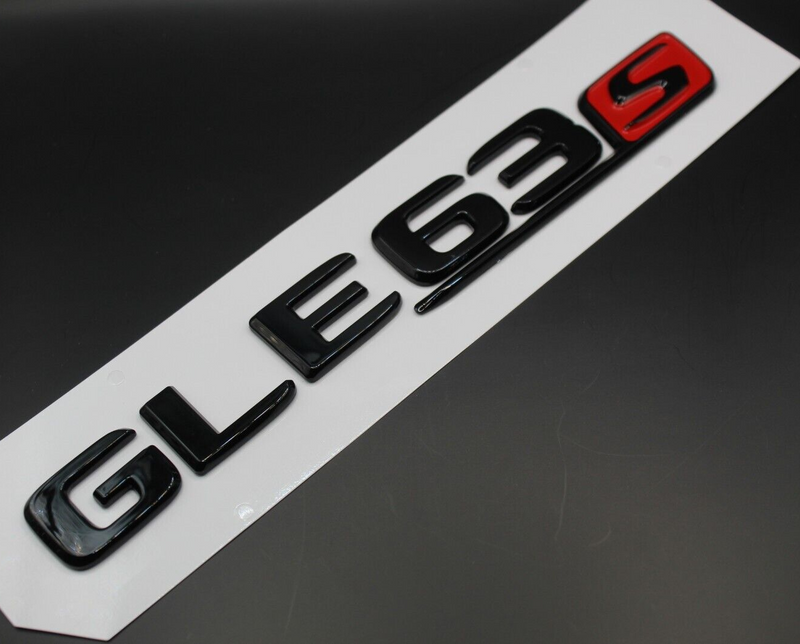 Gloss Black Red  GLE63S GLE 63 S G L E 63 S Lettering/Badge Rear Trunk Boot