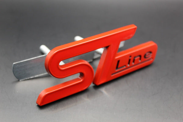 Front Grille ST Line Badge For Ford Focus Fiesta Mondeo Escape Puma ALL RED