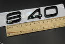 Gloss Black S40 S 40 ABS Car Lettering/Badge Rear Trunk Boot FOR Volvo