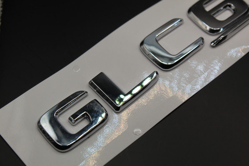 Gloss Silver Chrome  GLC63S GLC 63 S G L C 63 S Lettering/Badge Rear Trunk Boot