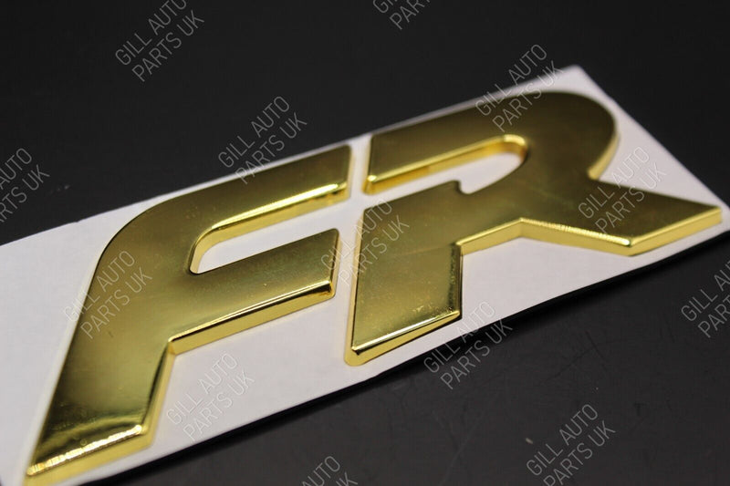 New Style Gold Glossy FR 3D Metal Rear Badge Letters FITS Seat  2020 Onward