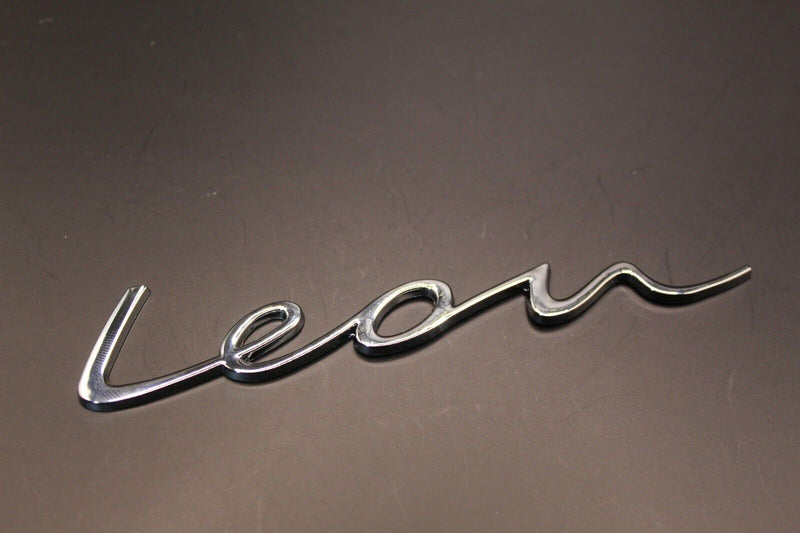 New Style Chrome Silver Leon 3D Metal Rear Badge Letters FITS Seat Leon 2020 On