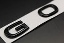 New Style Gloss Black Golf Letters/Badge For VW Golf Boot Trunk Tailgate Rear