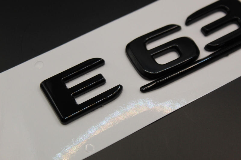 Gloss Black Red E63S E 63 S Car Lettering/Badge Rear Trunk Boot