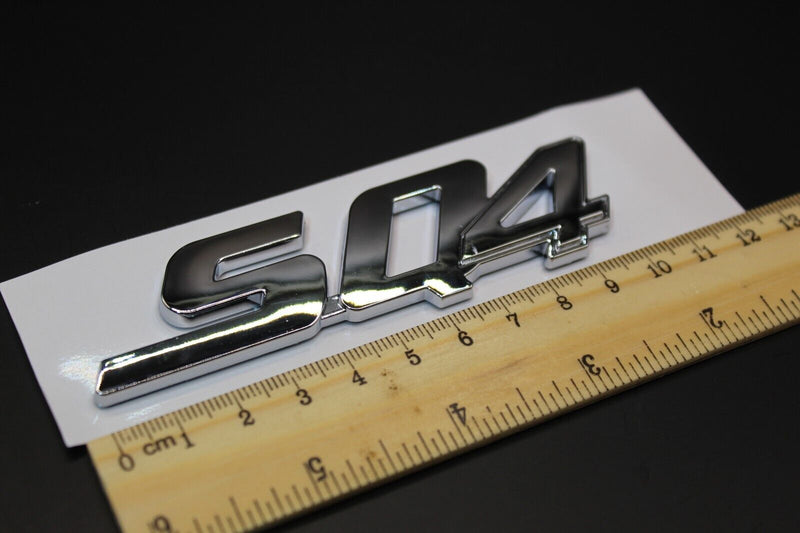 Chrome Silver SQ4 S Q 4 Car Lettering/Badge Rear Trunk Boot For Maserati