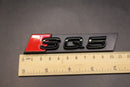 Gloss Black Red SQ5 Q5 Honeycomb Front Grille Badge Clip Bracket Fit For Audi