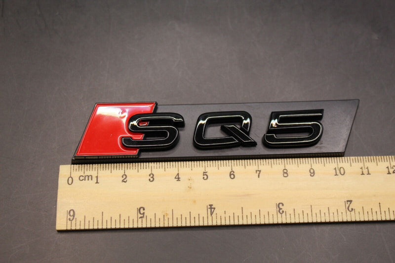 Gloss Black Red SQ5 Q5 Honeycomb Front Grille Badge Clip Bracket Fit For Audi