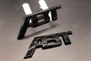 Gloss Black ABT Big Front Grille And Rear Boot Badge SET For Audi VW Seat Skoda