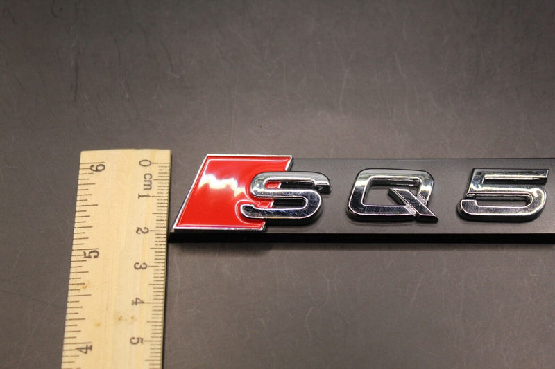 Chrome Silver Red SQ5 Q5 Honeycomb Front Grille Badge Clip Bracket Fit For Audi