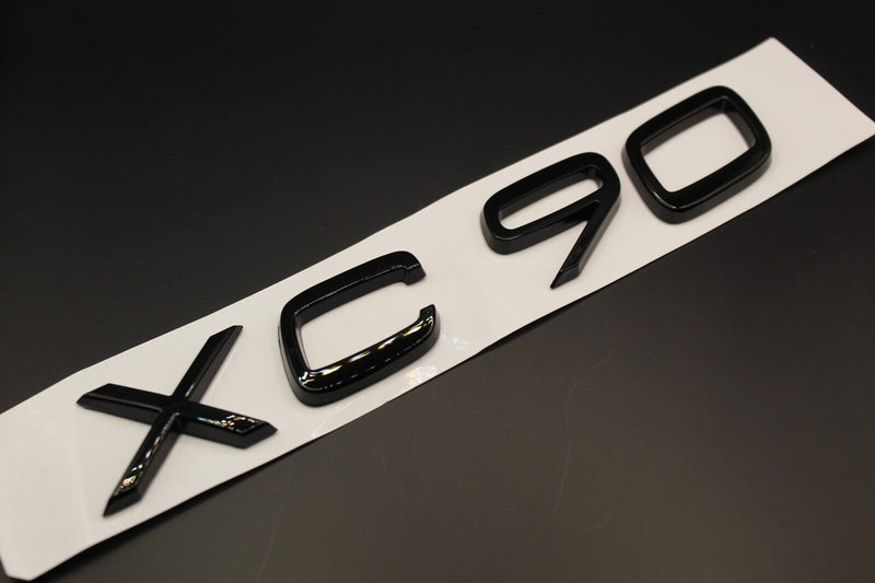 Gloss Black XC90 XC 90 ABS Car Lettering/Badge Rear Trunk Boot FITS Volvo