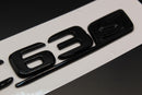 Gloss Full Black GLC63S GLC 63 S G L C 63 S Car Lettering/Badge Rear Trunk Boot