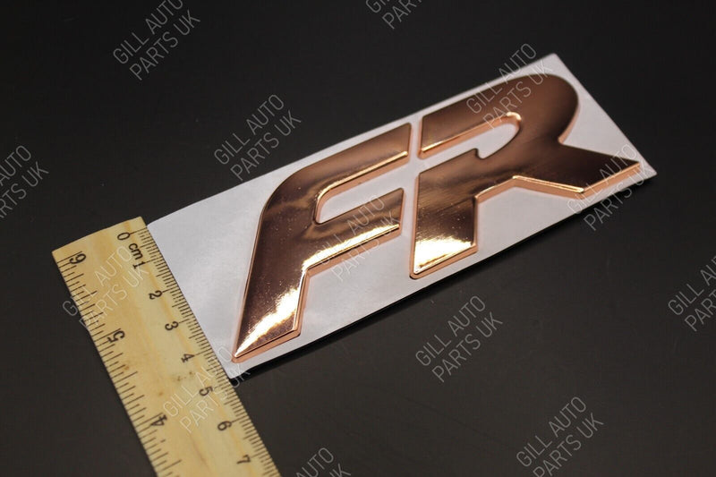 New Style Copper Bronze FR 3D Metal Rear Badge Letters FITS Seat  2020 Onward