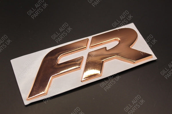 New Style Copper Bronze FR 3D Metal Rear Badge Letters FITS Seat  2020 Onward