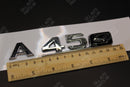 Gloss Chrome Silver Black A45S A 45 S Car Lettering/Badge Rear Trunk Boot