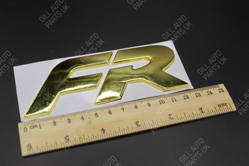 New Style Gold Glossy FR 3D Metal Rear Badge Letters FITS Seat  2020 Onward