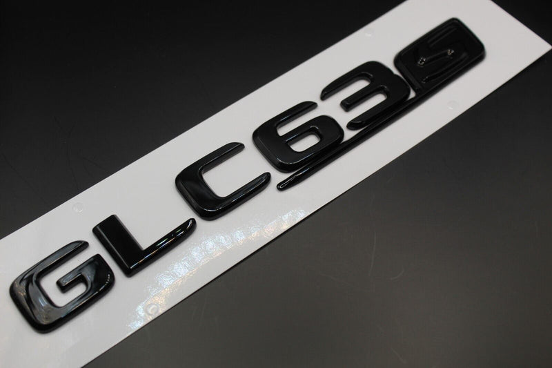 Gloss Full Black GLC63S GLC 63 S G L C 63 S Car Lettering/Badge Rear Trunk Boot