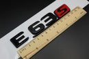 Gloss Black Red E63S E 63 S Car Lettering/Badge Rear Trunk Boot