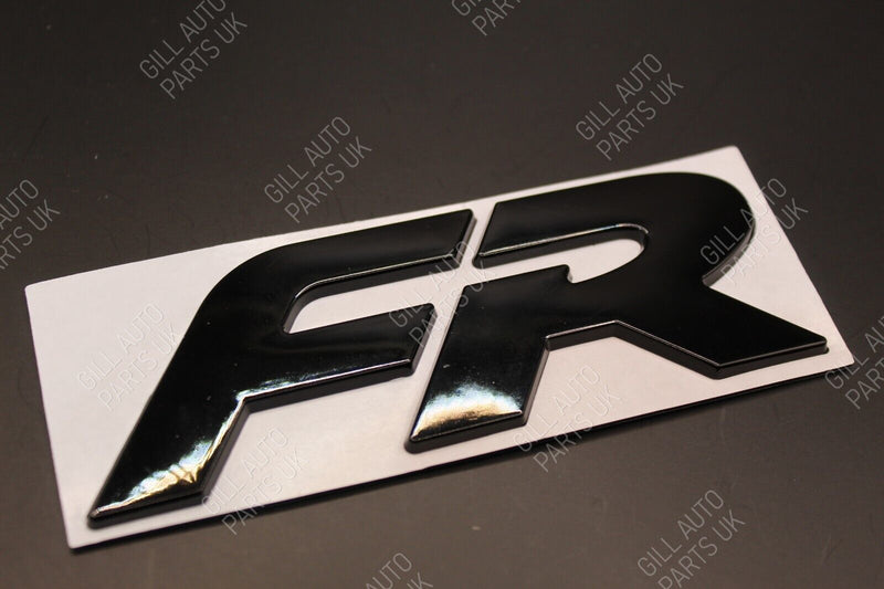 New Style Gloss Black FR 3D Metal Rear Badge Letters FITS Seat  2020 Onward