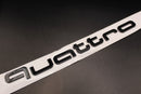 Gloss Black quattro Front Bumper Grille Badge For Audi