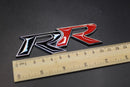 Gloss Black/Red RR Front Grille & Rear Boot Badge Set For Honda