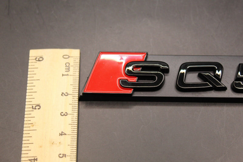 Gloss Black Red SQ5 Q5 Honeycomb Front Grille Badge Clip Bracket Fit For Audi