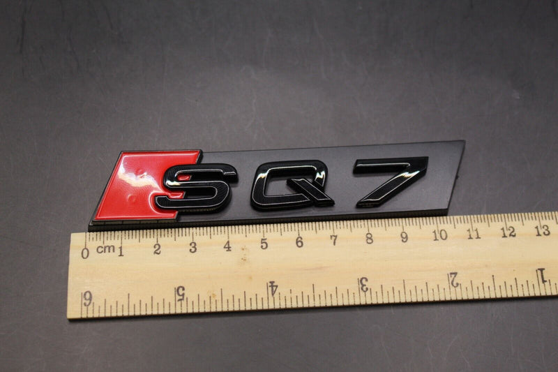 Gloss Black Red SQ7 Q7 Honeycomb Front Grille Badge Clip Bracket Fit For Audi