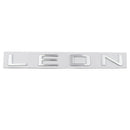 3D Chrome Silver LEON L E O N Rear Badge Letters FITS Seat Leon Cupra