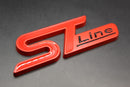 ST Line Rear Boot Tailgate Badge For Ford Focus Fiesta Mondeo Escape ALL RED