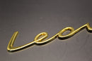 New Style Gold Leon 3D Metal Rear Badge Letters FITS Seat Leon Cupra 2020 Onward