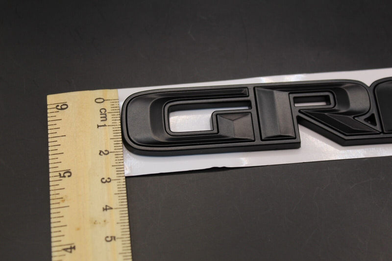 One-piece GRAND CHEROKEE All Black Letters Badge Side Door Front Rear For Jeep