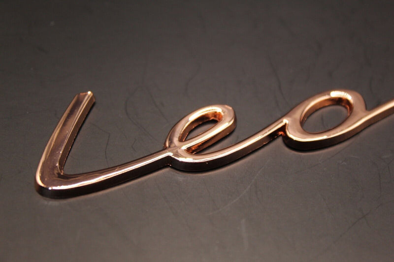 New Style Copper  Leon 3D Metal Rear Badge Letters FITS Seat Leon 2020 On