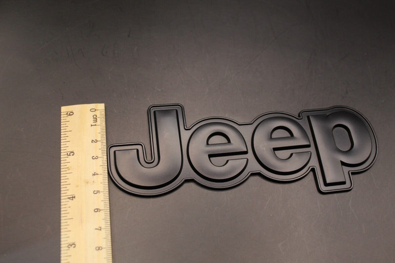 For Jeep Matte Black Big One-Piece Badge Front Rear Bonnet Boot Lettering