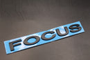 Matte Black Focus Letters/Badge For Ford  Boot Trunk Tailgate Rear