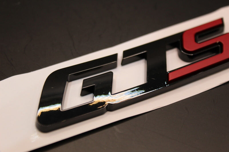 Gloss Black Red 'S' GTS G T S Car Lettering/Badge Rear Trunk Boot FITS Maserati