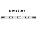 Matte Black ABS Rear Badge Boot Letters for Ford FOCUS ST LINE Zetec 2018 Onward