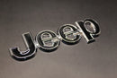 For Jeep Black Chrome Silver One-Piece Badge Front Rear Bonnet Boot Letters
