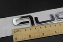 Chrome Silver quattro Front Bumper Grille Badge For Audi