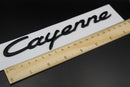 Gloss Black Cayenne Badge For Porsche