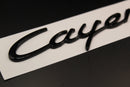 Gloss Black Cayenne Badge For Porsche