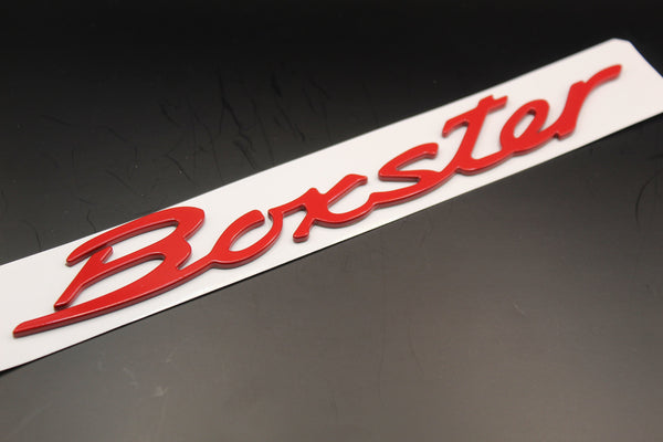 185mm Red Boxster Badge For Porsche