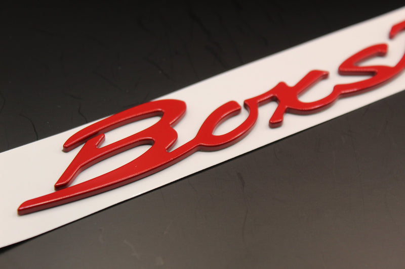 185mm Red Boxster Badge For Porsche