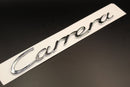 Chrome Silver Carrera Badge For Porsche