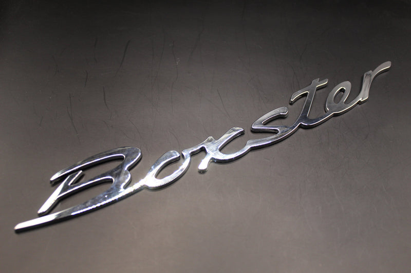 275mm Chrome Silver Boxster Badge For Porsche